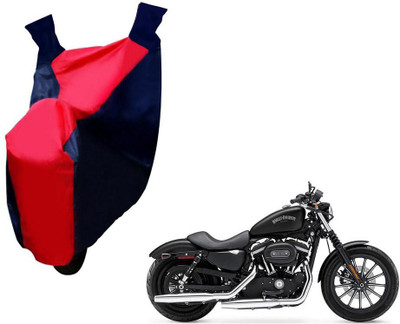 Auto Kite Two Wheeler Cover for Harley Davidson(XL 883, Red, Blue)