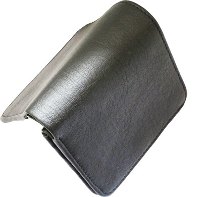 RPF Men Black Artificial Leather Wallet(7 Card Slots)