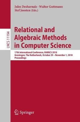 Relational and Algebraic Methods in Computer Science(English, Paperback, unknown)