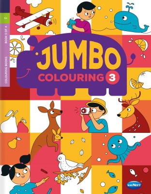 Navneet Jumbo Colouring Book 3(English, Paperback, Navneet)