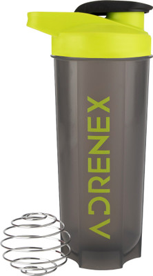 Adrenex by Flipkart 750 ml Plastic Shaker(Pack of 1, Grey, Green)