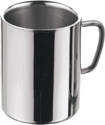VASKUT Pack of 6 Stainless Steel shaped Tea/Coffee Mug 150ML Set of 6(Silver, Cup Set)