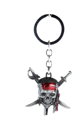 gtrp Pirates Of The Caribbean Skull Metal Key Chain Key Chain