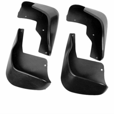 CARIZO Front Mud Guard, Rear Mud Guard For Honda Jazz NA(Black)