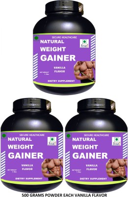 Secure Healthcare Natural Weight Gainer Weight Gainers/Mass Gainers(1500 g, Vanilla)
