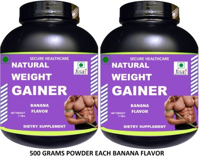 Secure Healthcare Natural Weight Gainer Weight Gainers/Mass Gainers(1000 g, Banana)