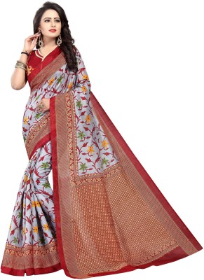 Goripati Fashion Printed Bollywood Art Silk Saree(Multicolor)