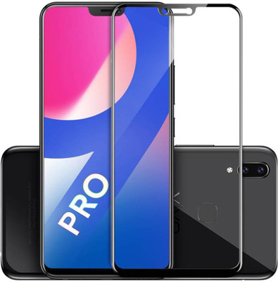 HOBBYTRONICS Edge To Edge Tempered Glass for Vivo V9(Pack of 1)