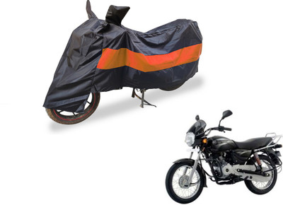 Amanzo Two Wheeler Cover for Bajaj(Boxer, Black, Orange)