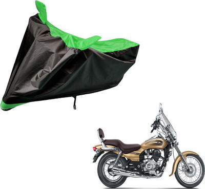 Auto Hub Two Wheeler Cover for Bajaj(Avenger 220 Cruise, Black, Green)
