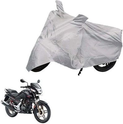 Gargi Traders Waterproof Two Wheeler Cover for Hero(CBZ Extreme, Silver)
