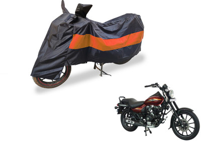 Flipkart SmartBuy Two Wheeler Cover for Bajaj(Avenger 150 Street, Black, Orange)