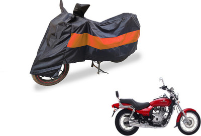 Flipkart SmartBuy Two Wheeler Cover for Bajaj(Avenger 220 DTS-i, Black, Orange)