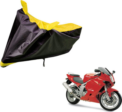 Amanzo Two Wheeler Cover for Hyosung(GT650R, Black, Yellow)
