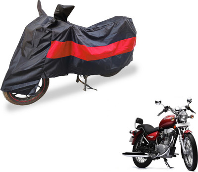 Auto Hub Two Wheeler Cover for Royal Enfield(Thunderbird 500, Black, Red)