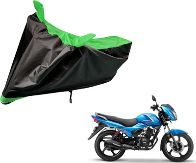 Auto Hub Two Wheeler Cover for TVS(Victor New, Black, Green)