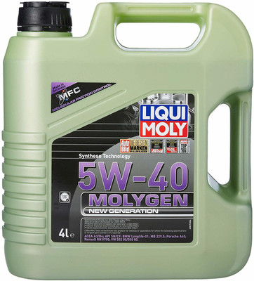 Liqui Moly 8578 Molygen Generation 5W-40 Fully Synthetic Synthetic Blend Engine Oil(4 L)