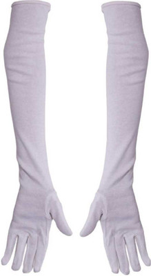 Mohan Retail Cotton Arm Sleeve For Men & Women(Free, White)