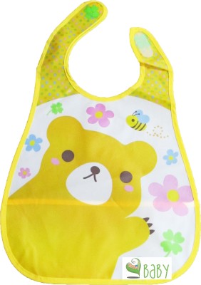 VBaby Bib Soft Baby Bibs Waterproof Bib for Baby(Yellow)