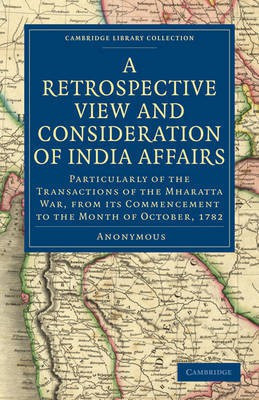 A Retrospective View and Consideration of India Affairs(English, Paperback, unknown)