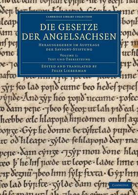 Die Gesetze der Angelsachsen(German, Paperback, unknown)