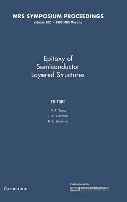 Epitaxy of Semiconductor Layered Structures: Volume 102(English, Hardcover, unknown)