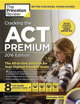 Cracking The Act Premium Edition With Dvd, 2016(English, Paperback, Review Princeton)