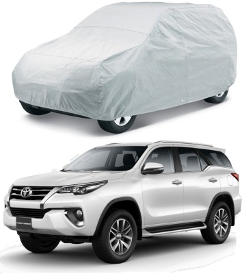 HMS Car Cover For Toyota Fortuner (Without Mirror Pockets)(Silver, For 2014, 2015, 2016, 2017 Models)