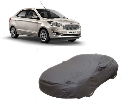 COVERPLANET Car Cover For Ford Figo Aspire (With Mirror Pockets)(Grey)
