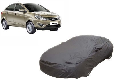 ANLOPE Car Cover For Tata Zest (With Mirror Pockets)(Grey)