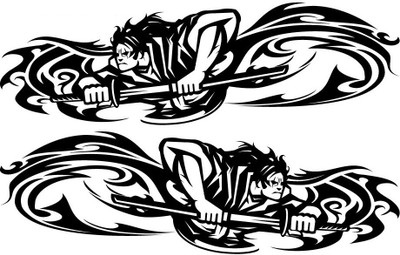 marvellous Sticker & Decal for Car(Black)