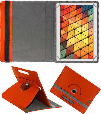 Fastway Flip Cover for iBall Majestic 01 Tablet PC (10.1 inch)(Orange, Cases with Holder, Pack of: 1)