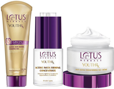 LOTUS ( Foaming Gel_100 gm + Transforming Gel Creme_50g(3 Items in the set)