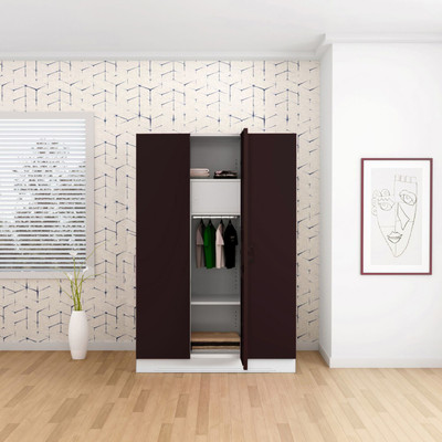 Godrej Interio Wardrobe H1 Metal Almirah Finish Color Shell Wine