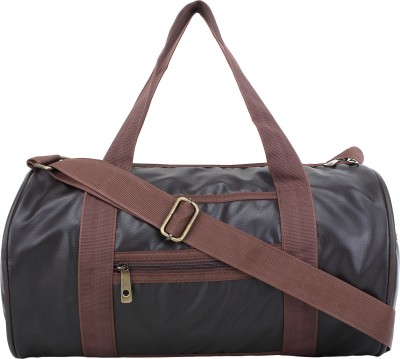 BumBart Collection Gym Bag & Sports Bag for Men and Women for Fitness (Brown Colour) Duffel Without Wheels
