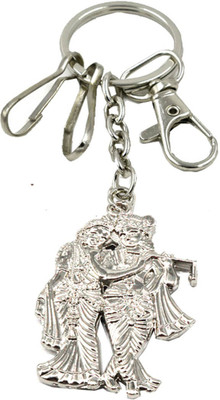 faynci Radha Krishna Decorative Hook Key Chain Gifting for Friend and Family Key Chain