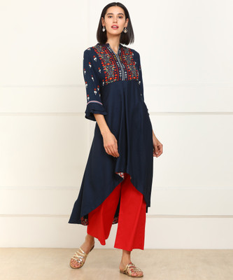 biba-women-printed-high-low-kurtadark-blue