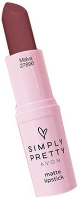 AVON Simply Pretty Matte Lipstick ( Malva)(Malva, 4 g)