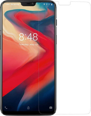 welldesign Tempered Glass Guard for OnePlus 6(Pack of 1)