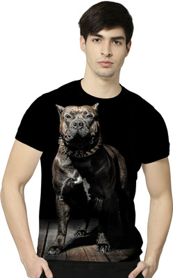 STAND OUT Graphic Print Men Round Neck Black T-Shirt