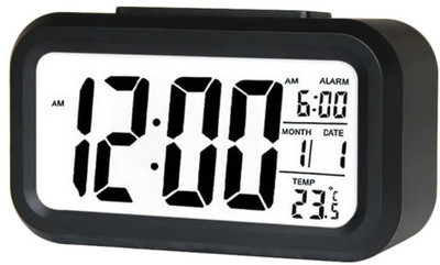 JAMBOREE Digital Black Clock