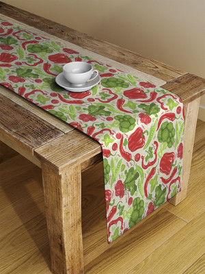 Alina decor Multicolor 137.16 cm Table Runner(Polyester)