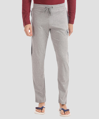 U.S. POLO ASSN. Solid Men Grey Track Pants