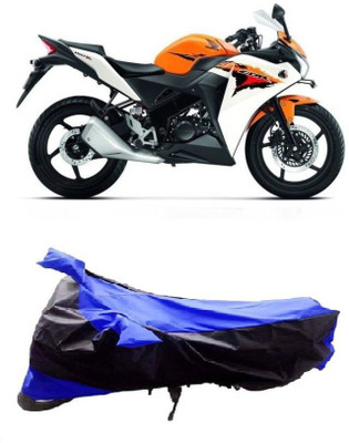 TGP GROUP Waterproof Two Wheeler Cover for Honda(CBR 150R, Black, Blue)