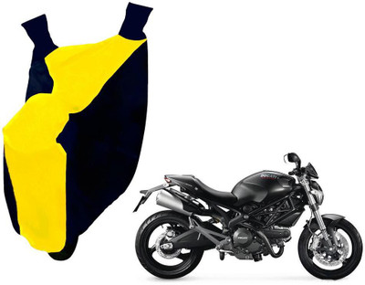 Auto Kite Two Wheeler Cover for Ducati(Monster 796 S2R, Yellow, Blue)