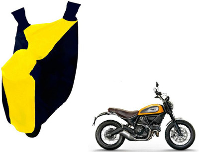 Auto Kite Two Wheeler Cover for Ducati(Scrambler, Yellow, Blue)
