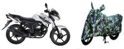 TGP GROUP Waterproof Two Wheeler Cover for Yamaha(SZ R, Multicolor)