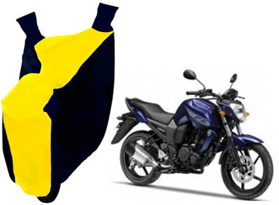 Auto Kite Two Wheeler Cover for Yamaha(FZ, Yellow, Blue)