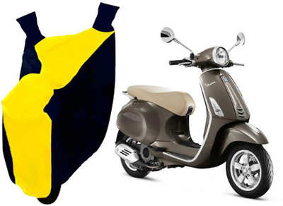 Auto Kite Two Wheeler Cover for Piaggio(Vespa VXL, Yellow, Blue)