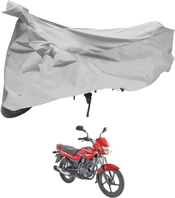 zedaan Waterproof Two Wheeler Cover for Bajaj(Platina 100 DTS-i, Silver)
